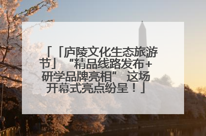「庐陵文化生态旅游节」“精品线路发布+研学品牌亮相” 这场开幕式亮点纷呈！