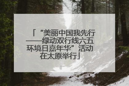 “美丽中国我先行——绿动双行线六五环境日嘉年华”活动在太原举行