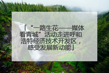 “一路生花——媒体看青城”活动走进呼和浩特经济技术开发区，感受发展新动能