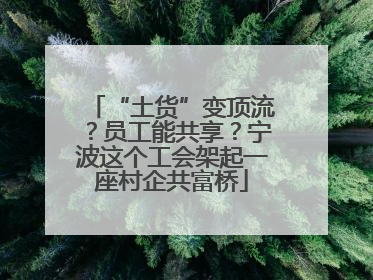 “土货”变顶流？员工能共享？宁波这个工会架起一座村企共富桥