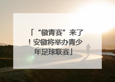 “徽青赛”来了！安徽将举办青少年足球联赛