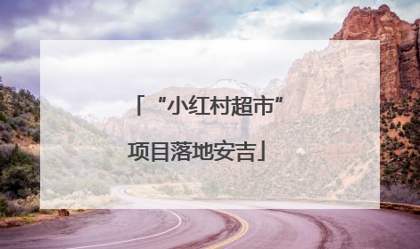 “小红村超市”项目落地安吉