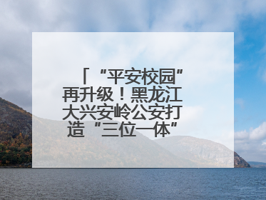 “平安校园”再升级！黑龙江大兴安岭公安打造“三位一体”守护新模式