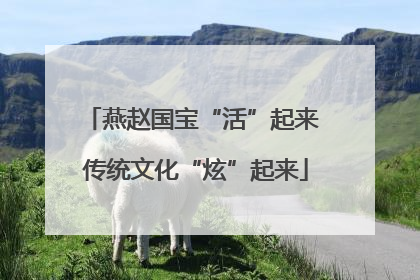 燕赵国宝“活”起来 传统文化“炫”起来