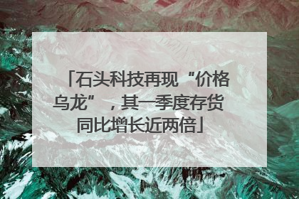 石头科技再现“价格乌龙”，其一季度存货同比增长近两倍