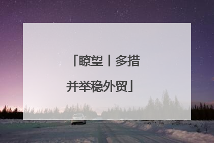 瞭望丨多措并举稳外贸