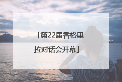 第22届香格里拉对话会开幕
