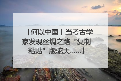 何以中国丨当考古学家发现丝绸之路“复制粘贴”版驼夫……