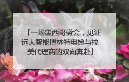 一场墨西哥盛会，见证远大智能博林特电梯与拉美代理商的双向奔赴