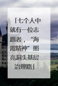 七个人中就有一位志愿者，“海霞精神”照亮洞头基层治理路