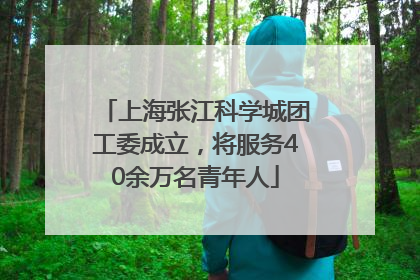 上海张江科学城团工委成立，将服务40余万名青年人
