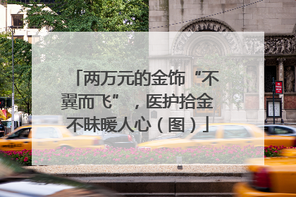 两万元的金饰“不翼而飞”，医护拾金不昧暖人心（图）