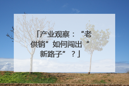 产业观察：“老供销”如何闯出“新路子”？