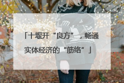 十堰开“良方”，畅通实体经济的“筋络”