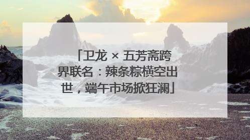 卫龙 × 五芳斋跨界联名：辣条粽横空出世，端午市场掀狂澜