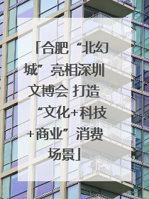 合肥“北幻城”亮相深圳文博会 打造“文化+科技+商业”消费场景