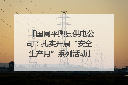 国网平舆县供电公司：扎实开展“安全生产月”系列活动