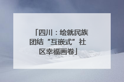四川：绘就民族团结“互嵌式”社区幸福画卷