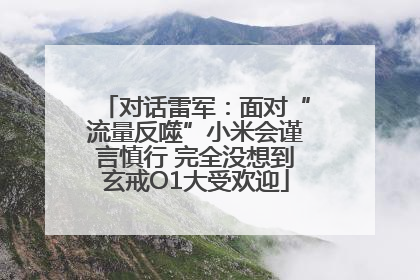 对话雷军：面对“流量反噬”小米会谨言慎行 完全没想到玄戒O1大受欢迎