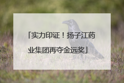 实力印证！扬子江药业集团再夺金远奖