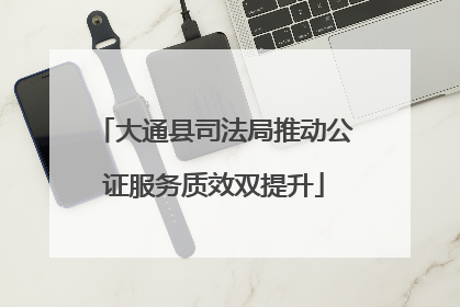 大通县司法局推动公证服务质效双提升