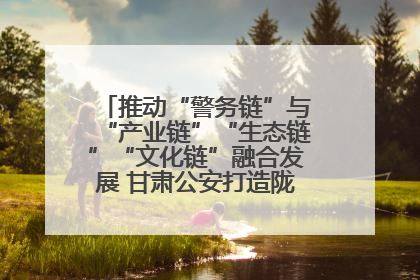 推动“警务链”与“产业链”“生态链”“文化链”融合发展 甘肃公安打造陇原旅游警务品牌