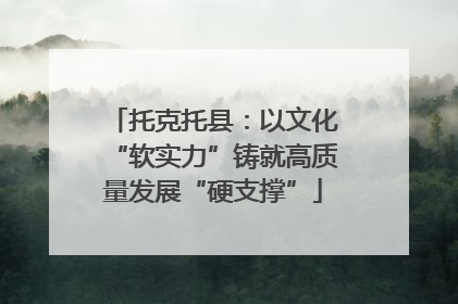 托克托县：以文化“软实力”铸就高质量发展“硬支撑”