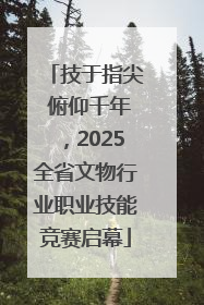 技于指尖 俯仰千年，2025全省文物行业职业技能竞赛启幕