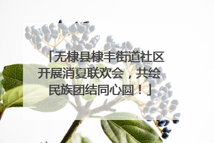 无棣县棣丰街道社区开展消夏联欢会，共绘民族团结同心圆！
