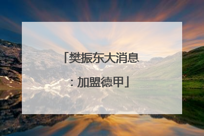樊振东大消息：加盟德甲