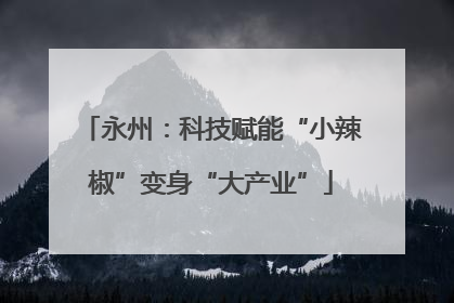 永州：科技赋能“小辣椒”变身“大产业”