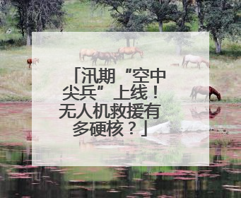 汛期“空中尖兵”上线！无人机救援有多硬核？