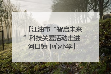 江油市“智启未来”科技关爱活动走进河口镇中心小学