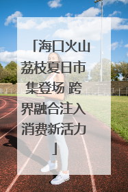 海口火山荔枝夏日市集登场 跨界融合注入消费新活力
