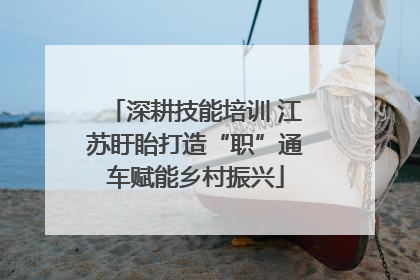 深耕技能培训 江苏盱眙打造“职”通车赋能乡村振兴