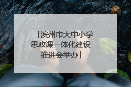 滨州市大中小学思政课一体化建设推进会举办