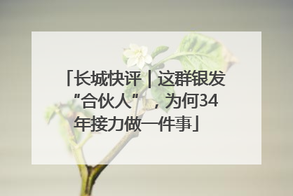长城快评｜这群银发“合伙人”，为何34年接力做一件事