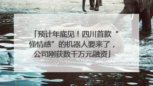 预计年底见！四川首款“懂情感”的机器人要来了，公司刚获数千万元融资