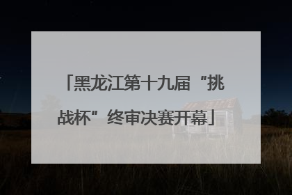 黑龙江第十九届“挑战杯”终审决赛开幕