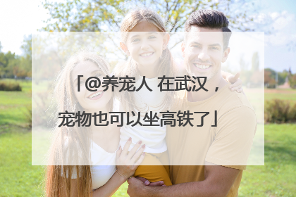 @养宠人 在武汉，宠物也可以坐高铁了